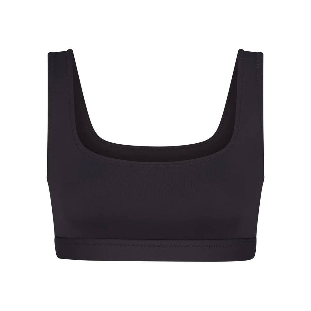 SKIMS Signature Swim Tank Bikini Top in Onyx Size M - New Never Worn